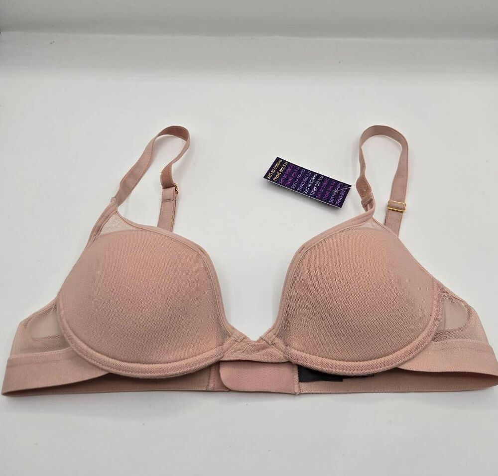 Pepper All You Bra Size 36AA Mesh Beige NWT